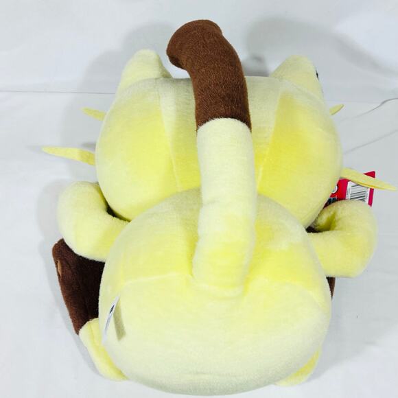 Meowth Pokemon #52 16" Plushie - Hasbro Tomy Nintendo 1999 Vintage New with Tags - Picture 8 of 8